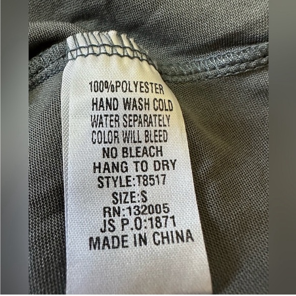 Entro floral womens size small gray roses ruffle accent boho peasant Blouse - Picture 6 of 8